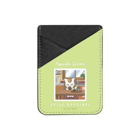 『夏目友人帳』描き下ろしイラスト 9時のニャンコ先生 ニャンコ先生の1日ver. スマホカードポケット【202602再販】