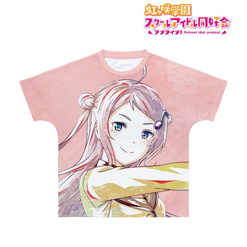 『ラブライブ!虹ヶ咲学園スクールアイドル同好会』鐘 嵐珠 Ani-Art フルグラフィックTシャツユニセックス【202609再販】