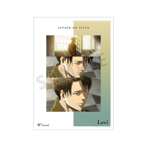 『進撃の巨人』リヴァイ 場面写A3マット加工ポスター【202411再販】
