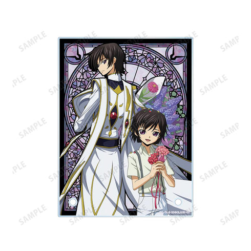 『コードギアス 反逆のルルーシュ』描き下ろしイラスト ルルーシュ&ルルーシュ(幼少期) A6アクリルパネル <ルルーシュ バースデー2023ver.>【202511再販】