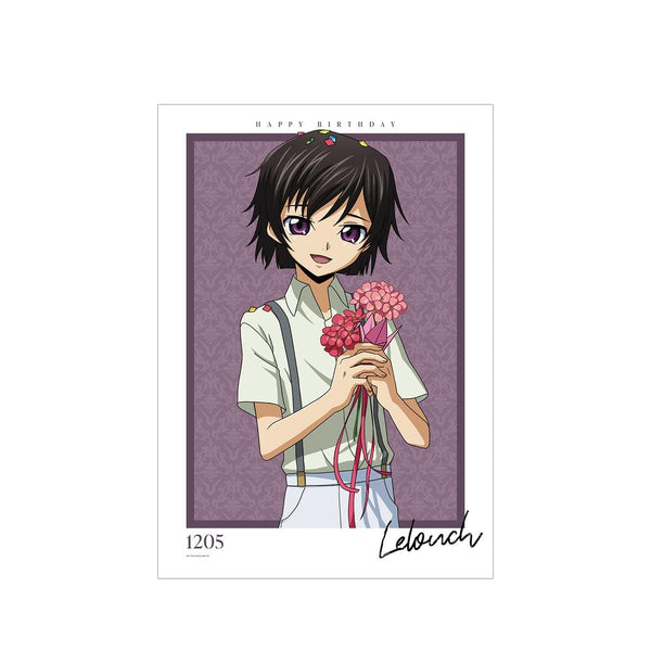 『コードギアス 反逆のルルーシュ』描き下ろしイラスト ルルーシュ(幼少期) A3マット加工ポスター <ルルーシュ バースデー2023ver.>【202511再販】