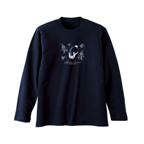 『夏目友人帳』ニャンコ先生 ロングTシャツ ブルーベリーユニセックス【202609再販】