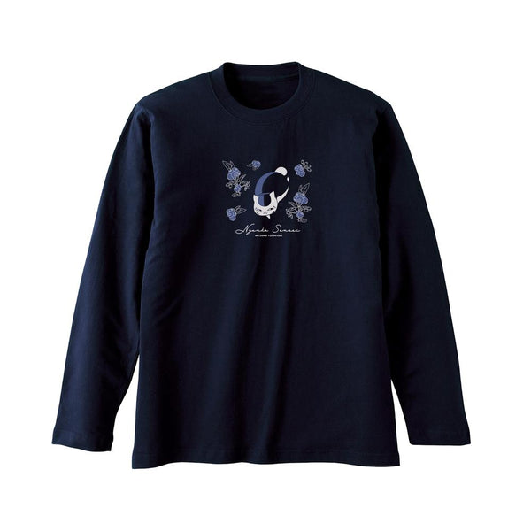 『夏目友人帳』ニャンコ先生 ロングTシャツ ブルーベリーユニセックス【202602再販】