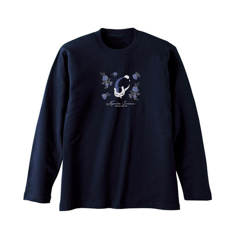 『夏目友人帳』ニャンコ先生 ロングTシャツ ブルーベリーユニセックス【202503再販】