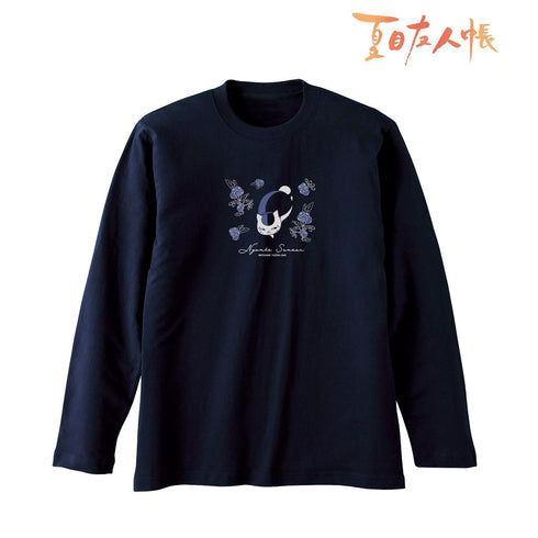 『夏目友人帳』ニャンコ先生 ロングTシャツ ブルーベリーユニセックス【202609再販】