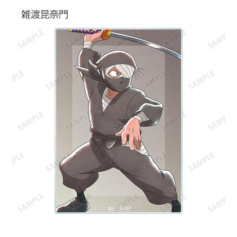 《忍者乱太郎》全新绘制插画 “大家一起锻炼篇” 亚克力收藏卡(单位/盒)【202605再版】