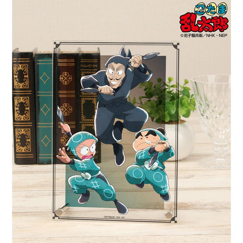 《忍者小丸子亂太郎》全新繪製插圖 集合A 大家一起鍛鍊篇ver. A5壓克力板【202605再版】