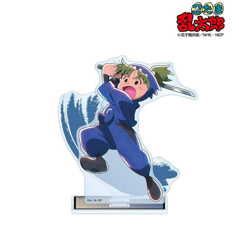 《忍者小丸子亂太郎》全新繪製插圖 池田三郎次 大家一起鍛鍊篇 ver. BIG 壓克力立牌【202605 再版】