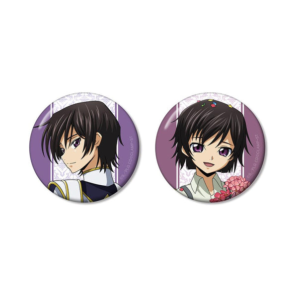 『コードギアス 反逆のルルーシュ』描き下ろしイラスト ルルーシュ&ルルーシュ(幼少期) 缶バッジ2個セット <ルルーシュ バースデー2023ver.>【202511再販】