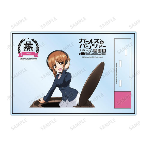 『ガールズ&パンツァー 最終章』描き下ろしイラスト 西住みほ コラボウオッチ着用ver. パーツ付きBIGアクリルスタンド【202507再販】