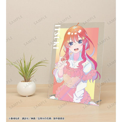『五等分の花嫁』描き下ろしイラスト 中野五月 制服エプロンver. Ani-Art clear label A4アクリルパネル【202501再販】