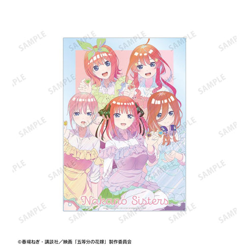 『五等分の花嫁』描き下ろしイラスト 集合 制服エプロンver. Ani-Art clear label A4アクリルパネル【202501再販】