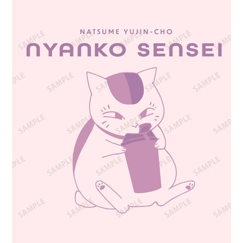 『夏目友人帳』描き下ろしイラスト ニャンコ先生 B 冬の装いver. Tシャツメンズ【202503再販】