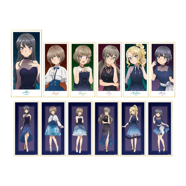 『青春ブタ野郎はおでかけシスターの夢を見ない』描き下ろしイラスト 星空ドレスver. トレーディングスタンド付き色紙(単位/BOX)【202610再販】