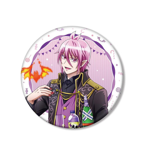 『魔入りました!入間くん』描き下ろしイラスト アスモデウス・アリス ハロウィンver. BIG缶バッジ【202512再販】