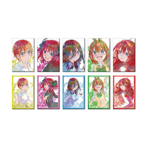 『五等分の花嫁∽』 トレーディング grunge CANVAS スクエア缶バッジ BOX