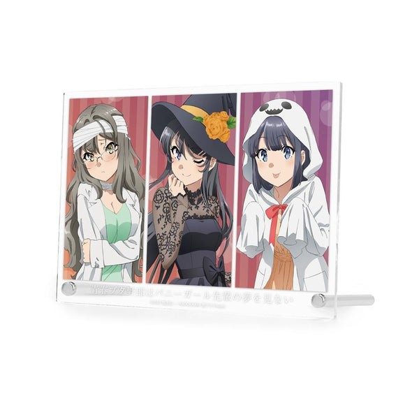 『青春ブタ野郎はバニーガール先輩の夢を見ない』描き下ろしイラスト 集合 ハロウィンver. A5アクリルパネル【202512再販】