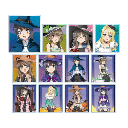 『青春ブタ野郎はバニーガール先輩の夢を見ない』描き下ろし ハロウィン2023ver. トレーディングアクリルカード(単位/BOX)【202507再販】