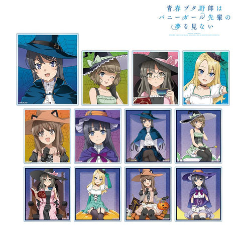 『青春ブタ野郎はバニーガール先輩の夢を見ない』描き下ろし ハロウィン2023ver. トレーディングアクリルカード(単位/BOX)【202512再販】