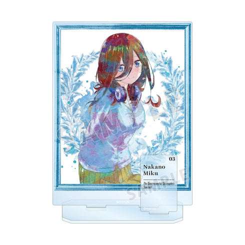 『五等分の花嫁∽』中野三玖 grunge CANVAS パーツ付きBIGアクリルスタンド【202501再販】