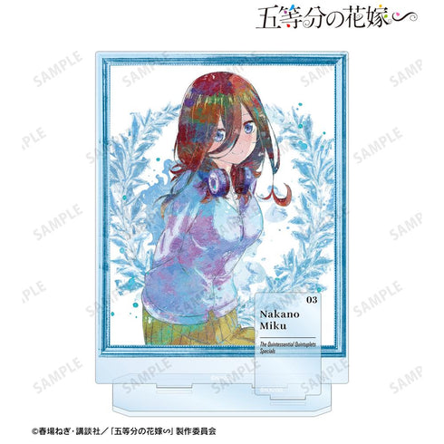 『五等分の花嫁∽』中野三玖 grunge CANVAS パーツ付きBIGアクリルスタンド【202501再販】