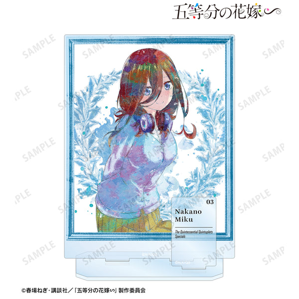 『五等分の花嫁∽』 中野三玖 grunge CANVAS パーツ付きBIGアクリルスタンド