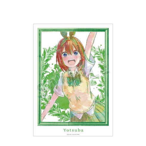 『五等分の花嫁∽』中野四葉 grunge CANVAS A3マット加工ポスター【202501再販】