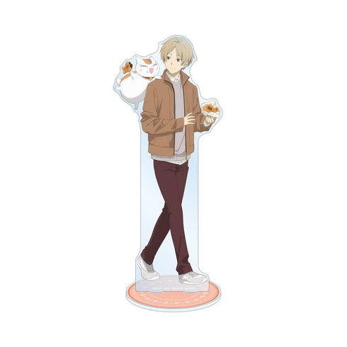 『夏目友人帳』描き下ろしイラスト 夏目貴志&ニャンコ先生 冬の装いver. 特大アクリルスタンド【202602再販】
