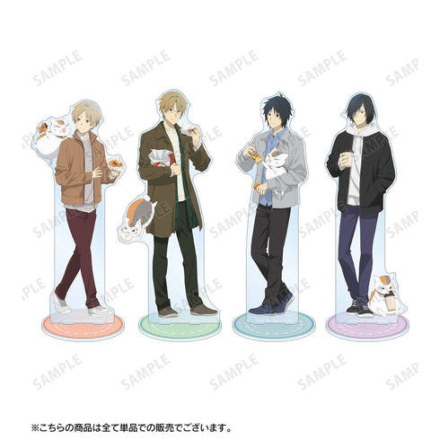 『夏目友人帳』描き下ろしイラスト 田沼要&ニャンコ先生 冬の装いver. 特大アクリルスタンド【202602再販】