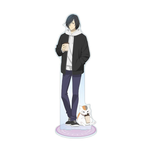 『夏目友人帳』描き下ろしイラスト 的場静司&ニャンコ先生 冬の装いver. 特大アクリルスタンド【202602再販】