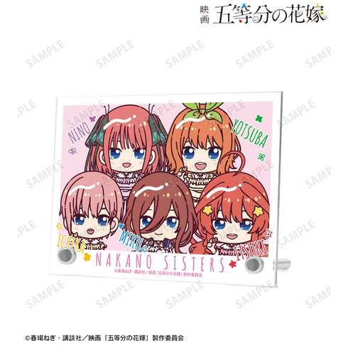 『五等分の花嫁』集合 ちょこんと! 制服エプロンver. A6アクリルパネル【202501再販】