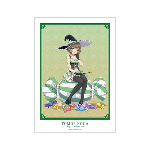 『青春ブタ野郎はバニーガール先輩の夢を見ない』描き下ろし 古賀朋絵 ハロウィン2023ver. A3マット加工ポスター【202507再販】
