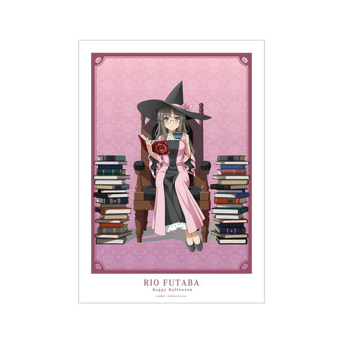 『青春ブタ野郎はバニーガール先輩の夢を見ない』描き下ろし 双葉理央 ハロウィン2023ver. A3マット加工ポスター【202507再販】