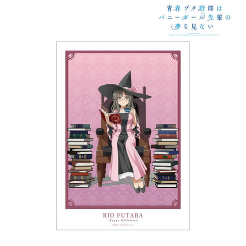 『青春ブタ野郎はバニーガール先輩の夢を見ない』描き下ろし 双葉理央 ハロウィン2023ver. A3マット加工ポスター【202512再販】