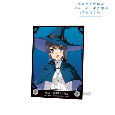 『青春ブタ野郎はバニーガール先輩の夢を見ない』描き下ろし 桜島麻衣 ハロウィン2023ver. A6アクリルパネル【202507再販】