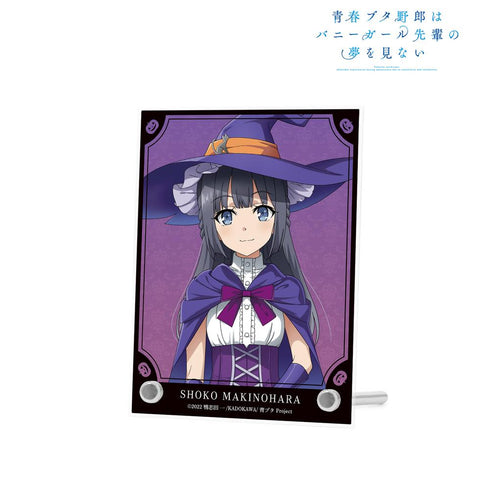 『青春ブタ野郎はバニーガール先輩の夢を見ない』描き下ろし 牧之原翔子 ハロウィン2023ver. A6アクリルパネル【202507再販】
