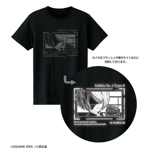 『NieR:Automata Ver1.1a』2B リフレクタープリントTシャツメンズ【202610再販】