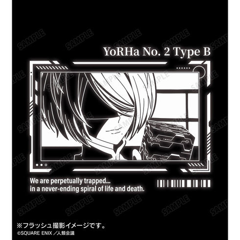 『NieR:Automata Ver1.1a』2B リフレクタープリントTシャツメンズ【202610再販】