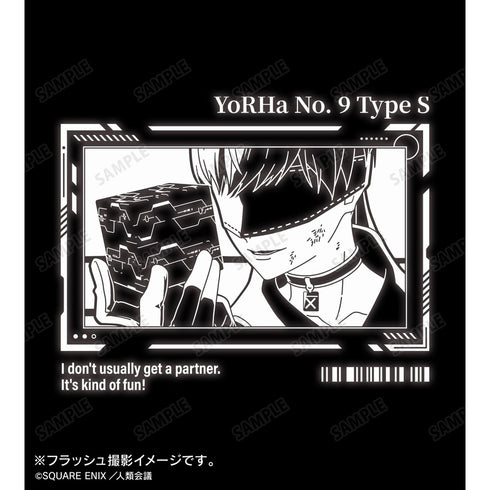 《NieR:Automata Ver1.1a》9S 反光印花T恤(男款)【202610 再版】