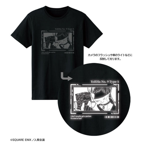 《NieR:Automata Ver1.1a》9S 反光印花女款T恤【202610 再版】