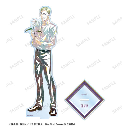 『進撃の巨人』描き下ろし エルヴィン Flower Shop ver. Ani-Art BIGアクリルスタンド【202501再販】