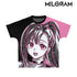 『MILGRAM -ミルグラム-』ユノ Ani-Art BLACK LABEL フルグラフィックTシャツユニセックス【202609再販】