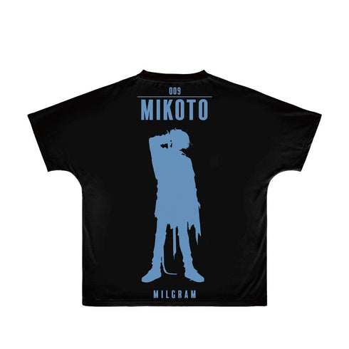 《MILGRAM -米尔格拉姆-》Mikoto Ani-Art BLACK LABEL 全印花T恤 男女通用款【202609 再版】