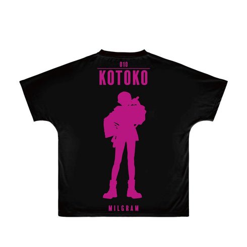 《MILGRAM -米尔格拉姆-》Kotoko Ani-Art BLACK LABEL 全印花T恤 男女通用款【202609 再版】