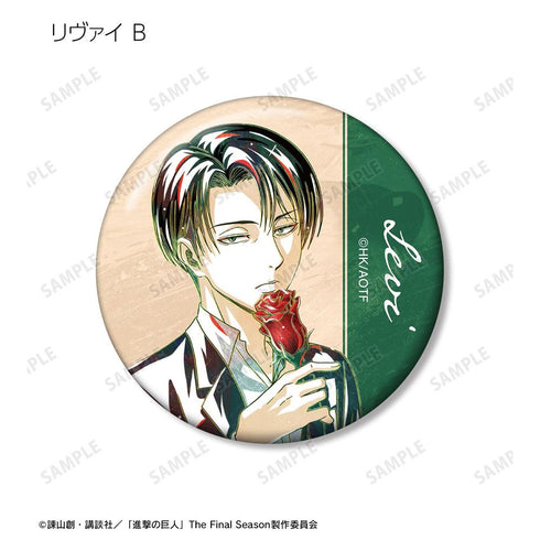 『進撃の巨人』描き下ろし Flower Shop ver. トレーディング Ani-Art 缶バッジ(単位/BOX)【202607再販】