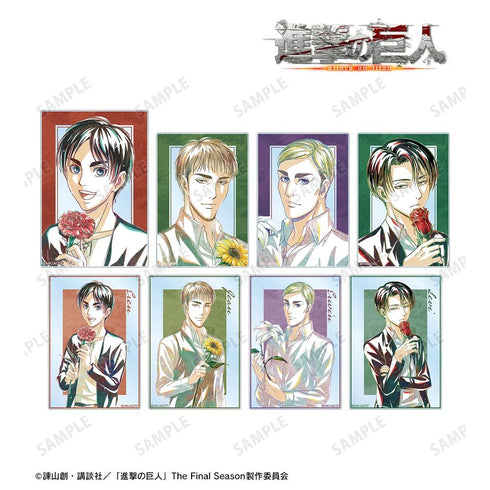 『進撃の巨人』描き下ろし Flower Shop ver. トレーディング Ani-Art アクリルカード(単位/BOX)【202607再販】