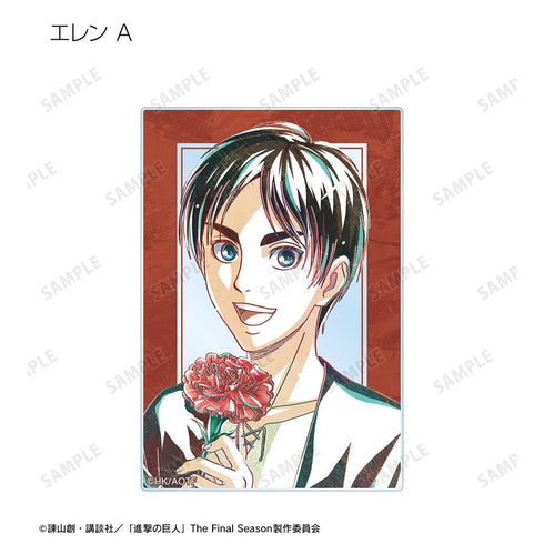『進撃の巨人』描き下ろし Flower Shop ver. トレーディング Ani-Art アクリルカード(単位/BOX)【202512再販】