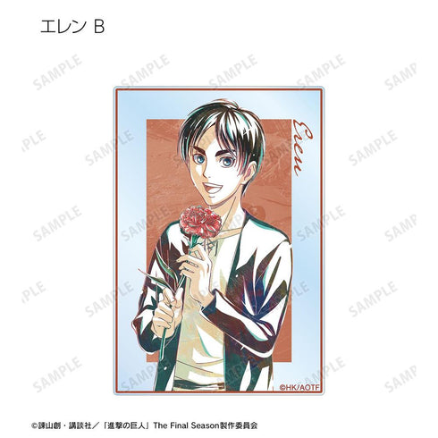 『進撃の巨人』描き下ろし Flower Shop ver. トレーディング Ani-Art アクリルカード(単位/BOX)【202607再販】