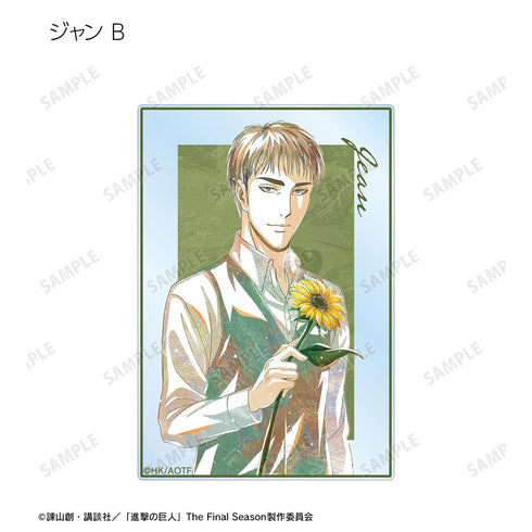 『進撃の巨人』描き下ろし Flower Shop ver. トレーディング Ani-Art アクリルカード(単位/BOX)【202607再販】