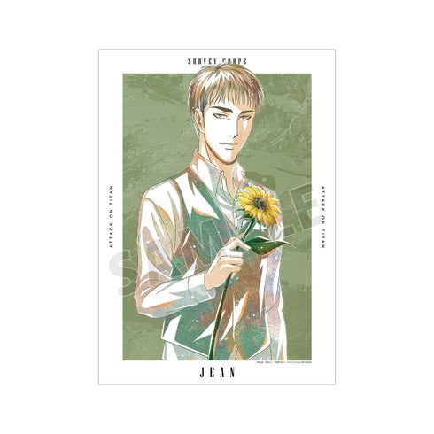 『進撃の巨人』描き下ろし ジャン Flower Shop ver. Ani-Art A3マット加工ポスター【202501再販】